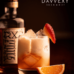 A picture of the cocktail that has been created